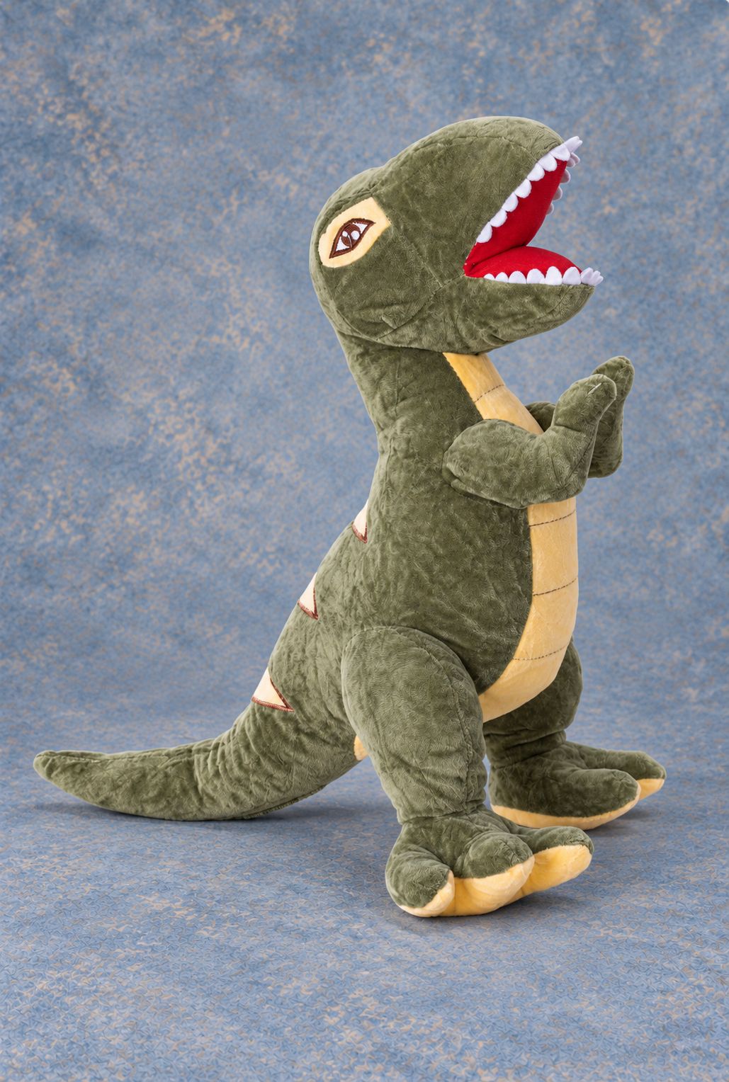 45 Cm Yeşil T-Rex Dinozor Pelüş Oyuncak - Yumuşacık Uyku Ve Oyun Arkadaşı